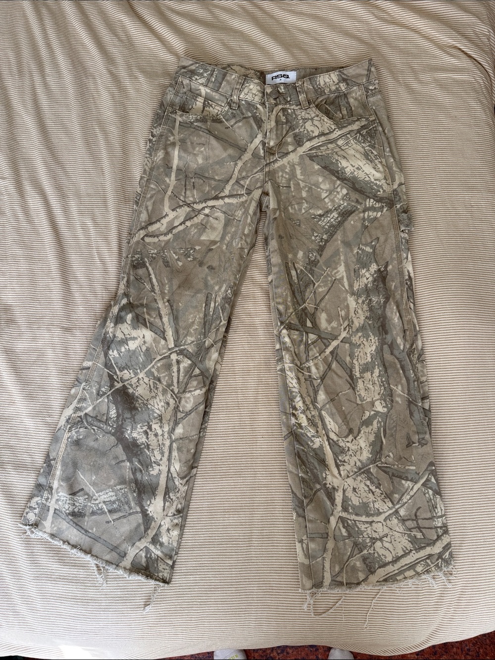 Realtree-Inspired Beige Camo Women's Jeans